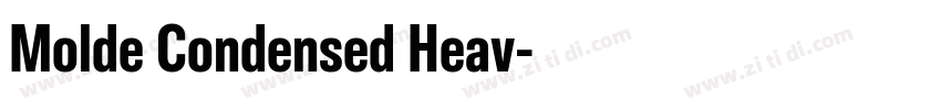 Molde Condensed Heav字体转换 Molde Condensed Heav字体转换